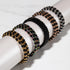 Trinity | Gold x Gunmetal | Triple Strand Bracelet